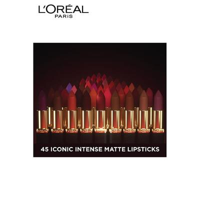 L'Oreal Paris Color Riche Moist Matte Lipstick, 218 Black Cherry 3.7 Gm - Lipsticks