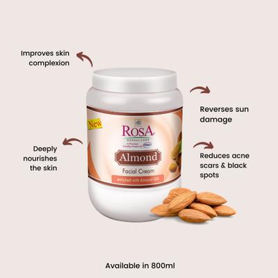 Rosa Almond Facial Cream 800 g - Face Creams