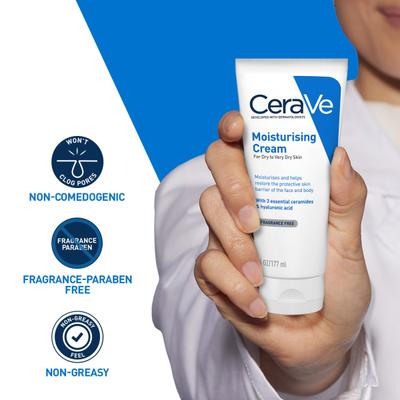 CeraVe Moisturising Cream For Dry To Very Dry Skin 177 ml - Lotions & Creams