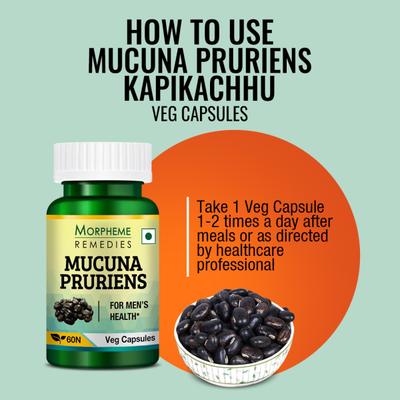 Morpheme Remedies Mucuna Pruriens 500 mg Veg Capsules 60's - Sexual Care
