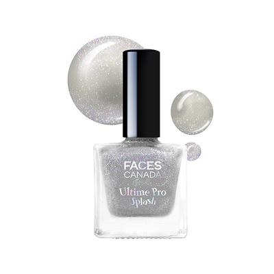 Faces Canada Ultime Pro Splash Nail Enamel - Silver Fever A04 8 ml - Nail Polish