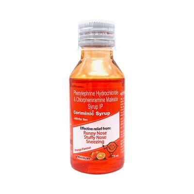 CORIMINIC ORANGE FLAVOUR Syrup 75ml - Cough And Cold-Cou