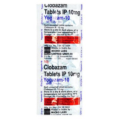 Yogazam 10mg Tablet 10'S - Anxiety-Anx