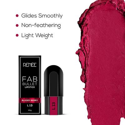 RENEE Fab Bullet L 13 Bloody Berry 1.5 gm - Lipsticks
