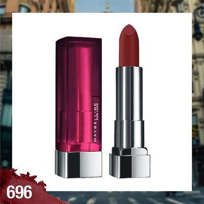 Maybelline New York Color Sensational Creamy Matte Lipstick, 696 Burgundy Blush 3.9 gm - Lipsticks