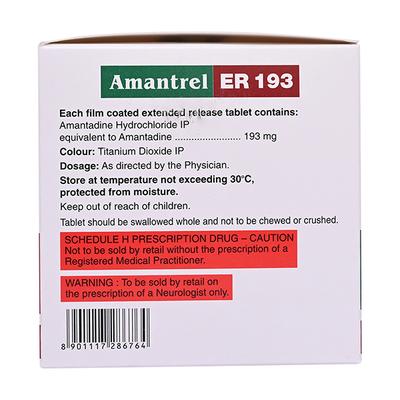 AMANTREL ER 193 Tablet 10's - Parkinsonism-Apd