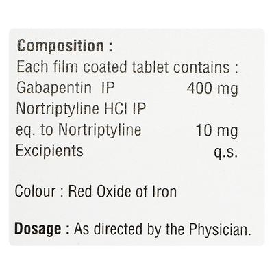 GABAKLAS NT Tablet 10's - Neuropathic Pain-Dru