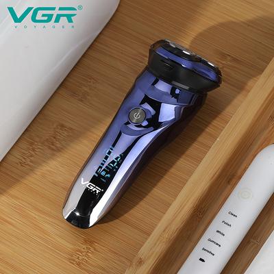 VGR V-305 Wet and Dry Shaver, 100 min Runtime (Blue) 1's - Shavers