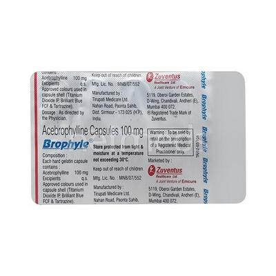 Brophyle 100mg Capsule 10'S - Asthma/COPD-Ast
