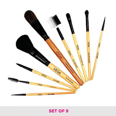 Vega Set Of 9 Brushes (EVS - 09) 176 gm - Face Brush
