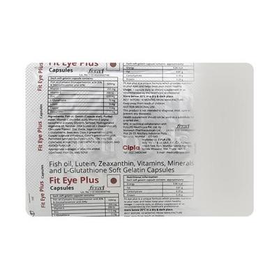 FIT Eye Plus Capsule 10'S - Supplements-Vam