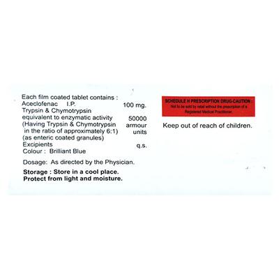 Alonac Forte 100mg Tablet 10'S - Pain relief-Nsa
