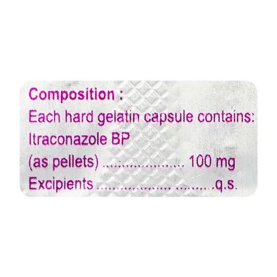 Itopsy 100mg Capsule 7'S - Fungal Infections-Anf