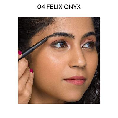 SUGAR Cosmetics Arch Arrival Brow Definer 04 Felix Onyx Dark Blackish Brown 0.35 gm. - Eyebrow Pencils & Enhancers