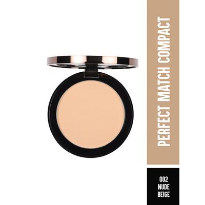 Colorbar Perfect Match Compact Nude Beige 002 9gm - Compact Powder