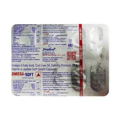 OMEGA SOFT Softgel Capsule 10's - Supplements-Sup