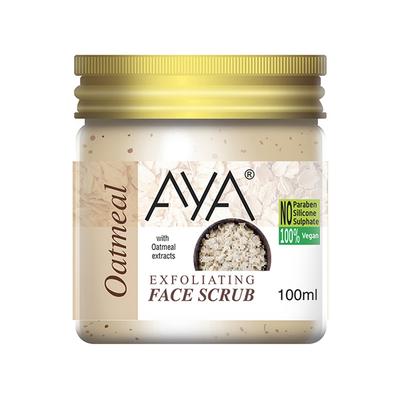 Aya Oatmeal Exfoliating Face Scrub, No Paraben, No Silicone, No Sulphate 100 ml - Scrubs & Exfoliants