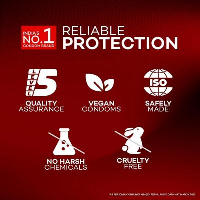 Manforce 1500 Dots Xotic Condoms - Strawberry Flavoured 20's - Plain/Flavoured Condoms