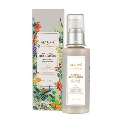 Alyuva Ghee Enriched Natural Body Lotion with Cucumber, Marigold and Aloe Vera 100 ml - Lotions & Creams