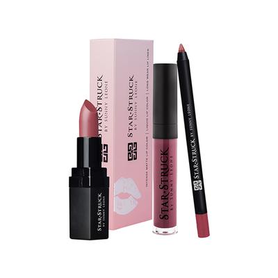 Star Struck By Sunny Leone Sugar Plum 3Pc Lip Kit (Lipstick + Lip Gloss + Lip Liner) 1's - Lipsticks