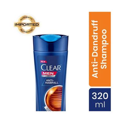 Clear Men Anti-Hair Fall Anti-Dandruff Shampoo with Vitamin B3 & Taurine 320 ml - Shampoos