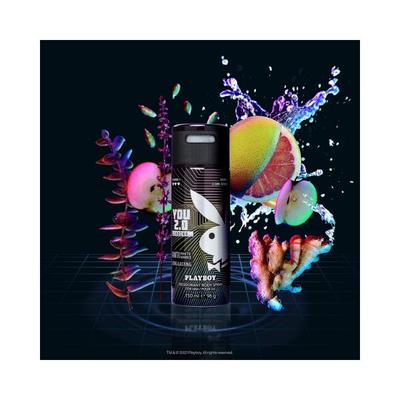 Playboy You 2.0 Loading Deodorant Spray For Him 150 ml - Men Deodorants/Roll-Ons