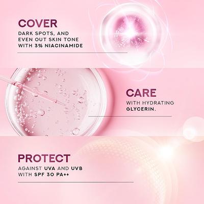 Pond's BB + Cream, Instant Spot Coverage + Light Make - Up Glow, Ivory 9gm - Face Moisturizers