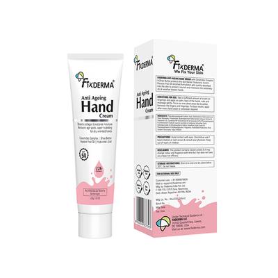 Fixderma Anti Ageing Hand Cream for Women and Men for Dry and Rough Hands All Skins Types 30 gm - Night Cream