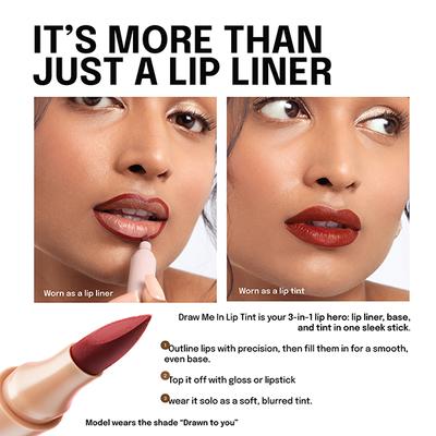 Diam Beauty Draw Me in Lip Marker Taupe Line 2.5 ml - Lip Stains & Tints