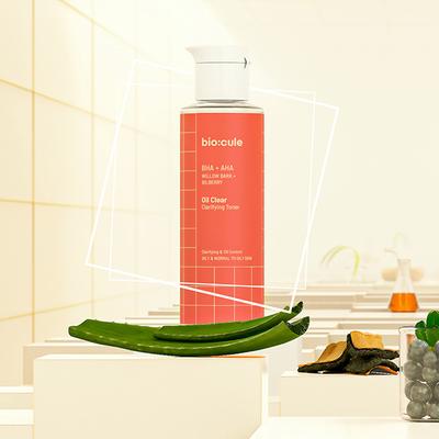 Biocule Aha Bha Oil Clear Clarifying Face Toner For Oily & Acne Prone Skin 30 ml - Toners