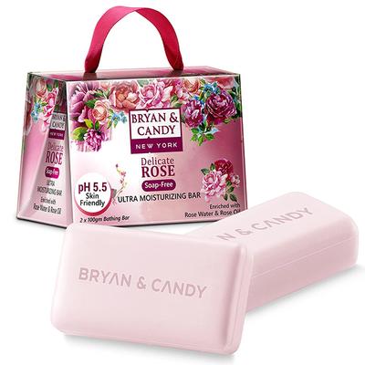 Bryan & Candy Delicate Rose Bathing Bar 230 gm - Soaps
