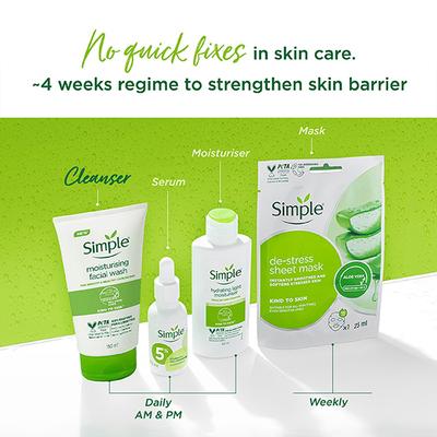 Simple Kind To Skin Moisturising Facial Wash 150 ml - Face Wash & Cleansers