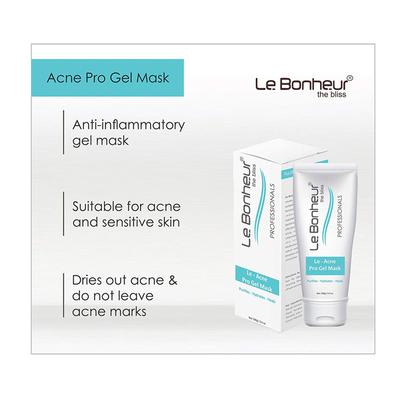 Le Bonheur Le - Acne Pro Gel Mask 100 gm - Masks & Peels