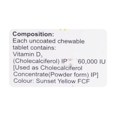 MINMIN D3 Chewable Tablet 4's - Supplements-Vam