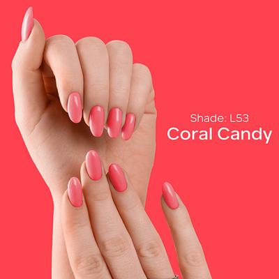 Faces Canada Ultime Pro Splash Luxe Nail Enamel - Coral Candy (L53) 12 ml - Nail Polish