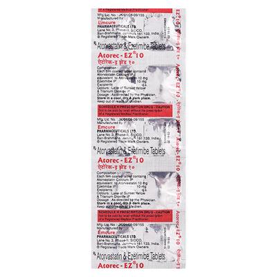 Atorec EZ Tablet 10'S - High Cholesterol-Dys