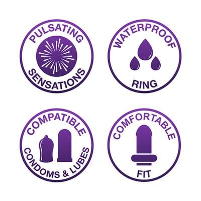 Durex Play Vibrating Ring 1's - Massagers And Vibrators