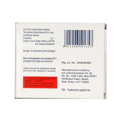 Contiflo Icon 0.4mg Tablet 10'S - Bladder And Prostate Disorders-Dru