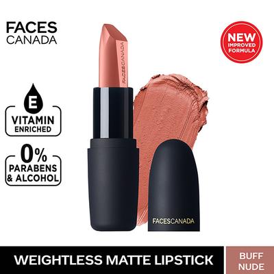 Faces Canada Weightless Matte Lipstick - Buff Nude 05 (Brown), 4.5gm - Lipsticks