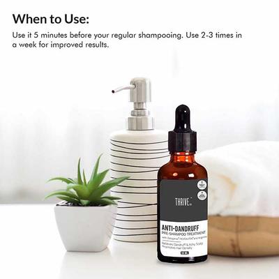 Thriveco Hair Growth Serum + Anti Dandruff Pre-Shampoo Treatment 50ml each 1's - Hair Serums