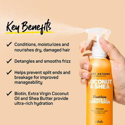 Marc Anthony Coconut Oil & Shea Butter Detangle Leave In Conditioner 250 ml - Conditioners