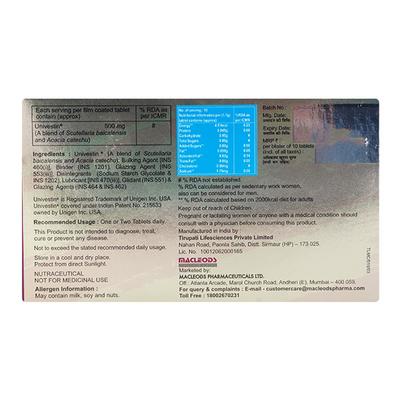 Macvestin 500mg Tablet 10'S - Supplements-Sup