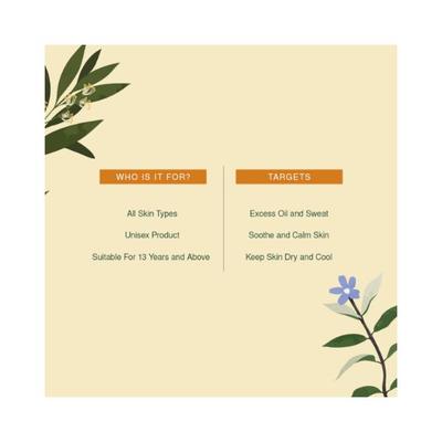 Juicy Chemistry Tea Tree & Peppermint Dusting Powder, Vegan, Talc Free, for unisex 35.0 gm - Talcum Powders