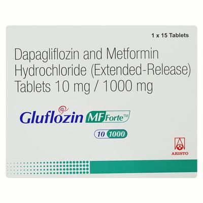 GLUFLOZIN MF FORTE Tablet 15's - Diabetes-Ant