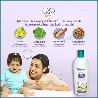 Himalaya Baby Hair Oil 100 Ml - Creams, Lotions & Oils