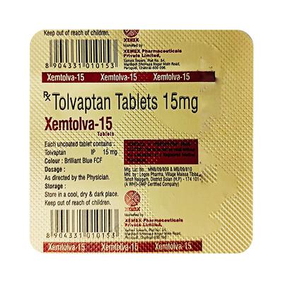 XEMTOLVA 15 Tablet 4's - Hyponatremia