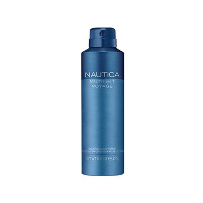Nautica Midnight Voyage Body Spray 170gm + Blue Body Spray 170gm 2's - Perfumes (Edt/Edp)
