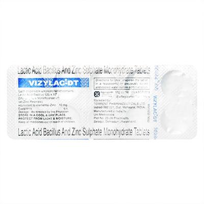 Vizylac DT Tablet 10'S - Diarrhoea-Sup