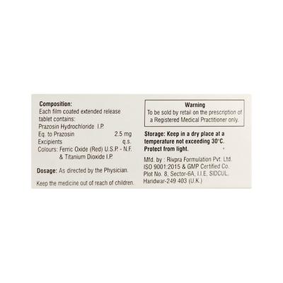 GENTROL 2.5 Tablet 10's - Hypertension-Alp