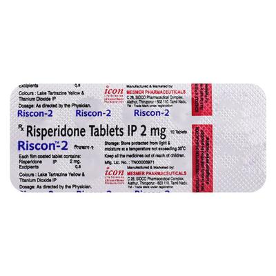 Riscon 2mg Tablet 10'S - Schizophrenia-Aps
